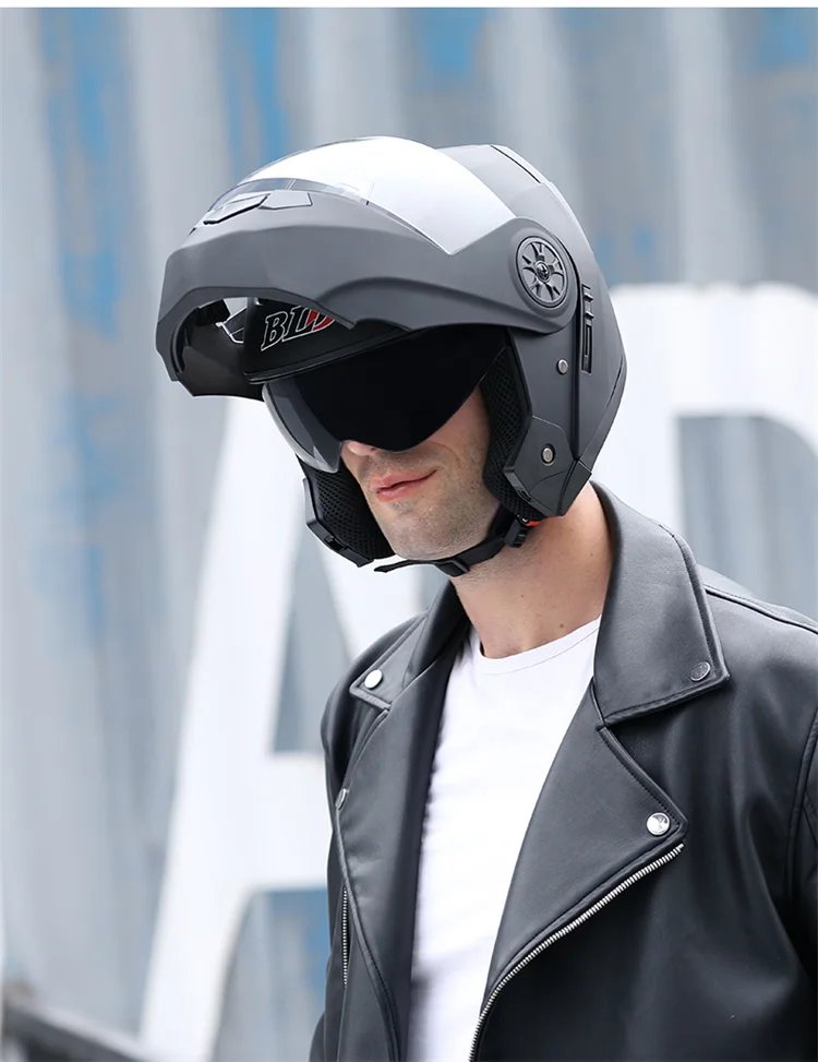 Bluetooth Modular Dual Lens Motorcycle Safety Downhill Flip Up Helmets Men Women Motocross Racing Full Face Casco Moto DOT Bluetooth Modular Dual Lens Motorcycle Safety Downhill Flip Up Helmets Men Women Motocross Racing Full Face Casco Moto DOT