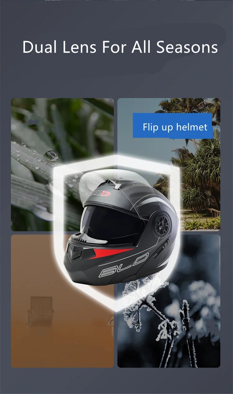 Bluetooth Modular Dual Lens Motorcycle Safety Downhill Flip Up Helmets Men Women Motocross Racing Full Face Casco Moto DOT Bluetooth Modular Dual Lens Motorcycle Safety Downhill Flip Up Helmets Men Women Motocross Racing Full Face Casco Moto DOT