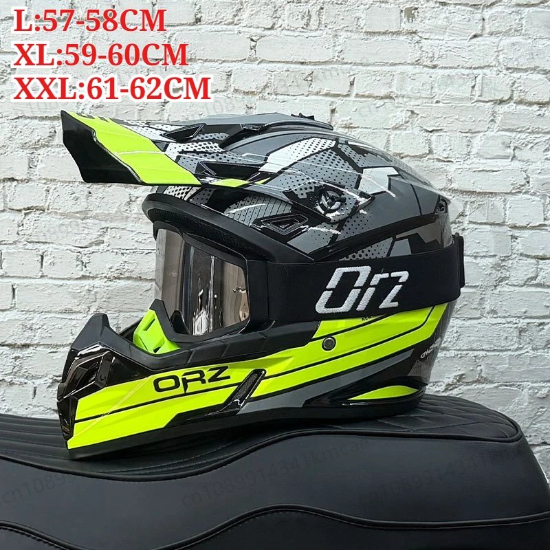 Motocross Off Road Full Face Helmet Men Women Rally Racing Lightweight Breathable 3C Certified Motorcycle Gear