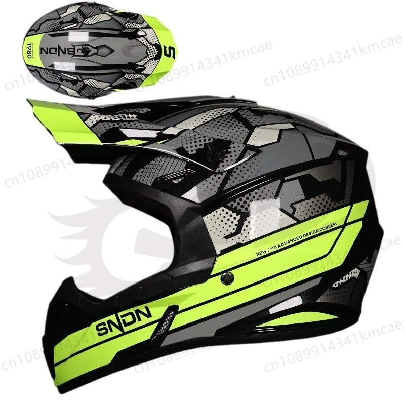 Motocross Off Road Full Face Helmet Men Women Rally Racing Lightweight Breathable 3C Certified Motorcycle Gear