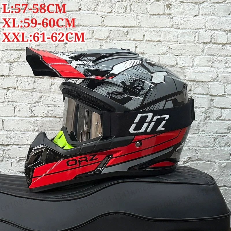 Motocross Off Road Full Face Helmet Men Women Rally Racing Lightweight Breathable 3C Certified Motorcycle Gear