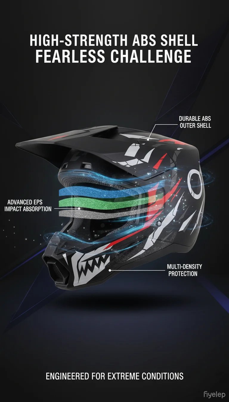 Motorcycle off-road helmet fully covered electric vehicle pulling full helmet mountain downhill all season Gift Off-road goggles Motorcycle off-road helmet fully covered electric vehicle pulling full helmet mountain downhill all season Gift Off-road goggles