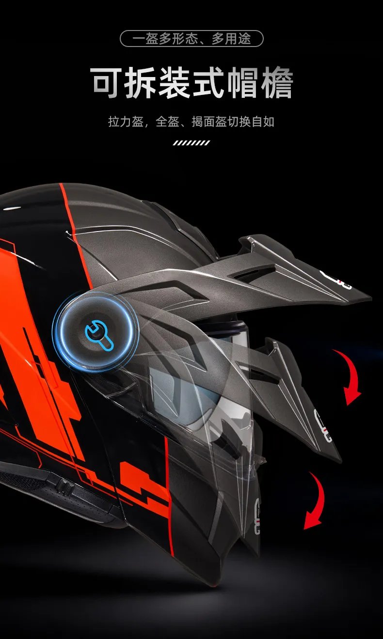 Tanked Helmet Motocross Helmets Off-road Gears Men Casco Moto Mujer Dual Road Cascos Double Visor HELMET DOT ECE Certification Tanked Helmet Motocross Helmets Off-road Gears Men Casco Moto Mujer Dual Road Cascos Double Visor HELMET DOT ECE Certification