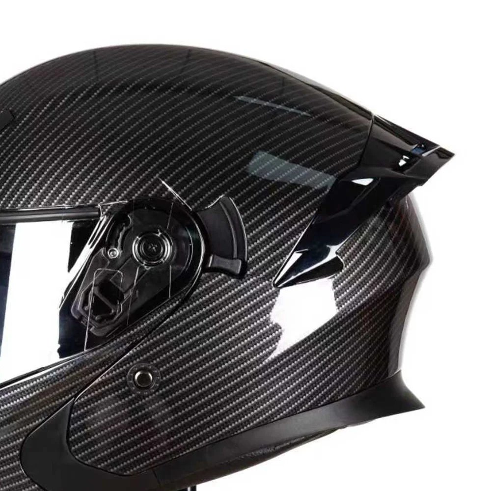 New Dual Lens Motorcycle Full Face Helmet Unisex Four Seasons Universal Motorcycle Scooter Removal Face Shield Helmet