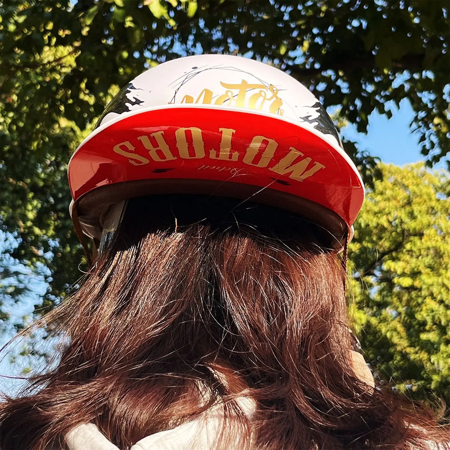 Hot Motorcycle Helmet Electric Vehicle Riding Locomotive for Harley Retro Half Helmet Four Seasons Universal Helmet
