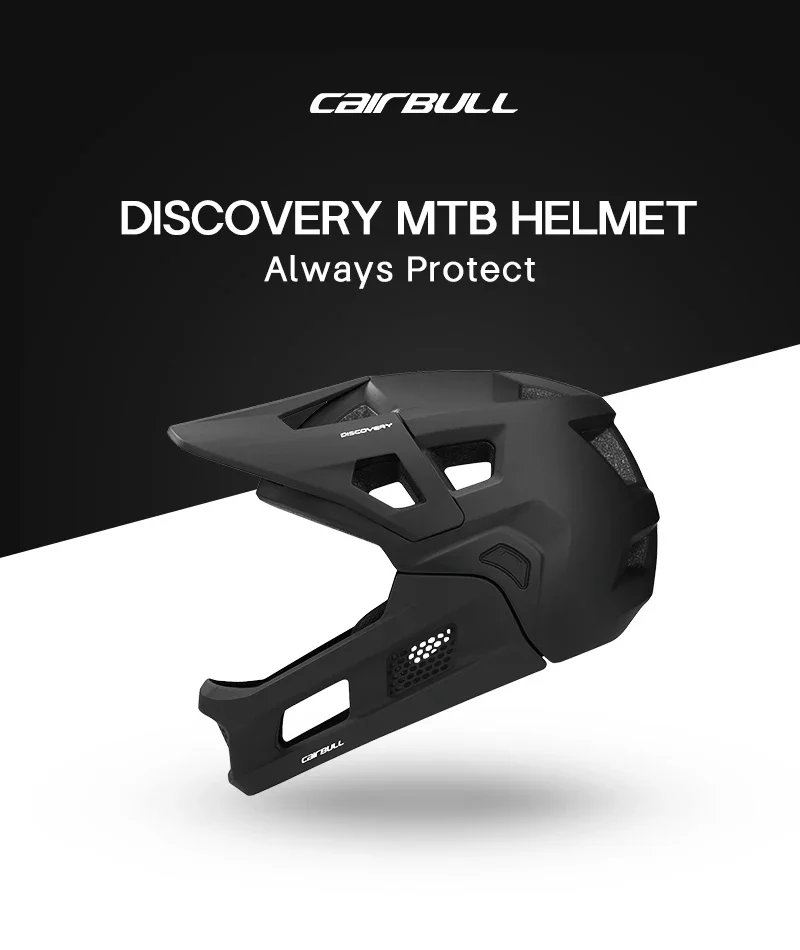 CAIRBULL Full Face MTB Bike Helmet 54-61cm Unisex Cycling Gear for Downhill Offroad XC Breathable Lightweight Safety Casco Sport CAIRBULL Full Face MTB Bike Helmet 54-61cm Unisex Cycling Gear for Downhill Offroad XC Breathable Lightweight Safety Casco Sport