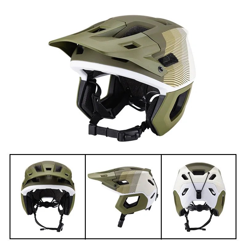 Lightweight Bicycle Helmet MTB Half Face Helmet Outdoor Off-Road Cycling Race Equipment Ear Protection Mountain Bike Helmet