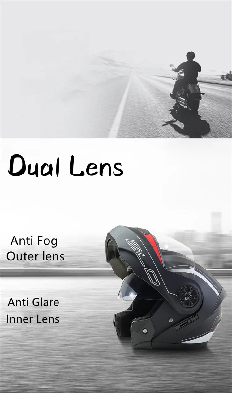 Modular Motorcycle Flip Up Helmet Double Visor Bluetooth Safrty Riding Full Face Capacete Bike ECE DOT Approved Original Casco Modular Motorcycle Flip Up Helmet Double Visor Bluetooth Safrty Riding Full Face Capacete Bike ECE DOT Approved Original Casco