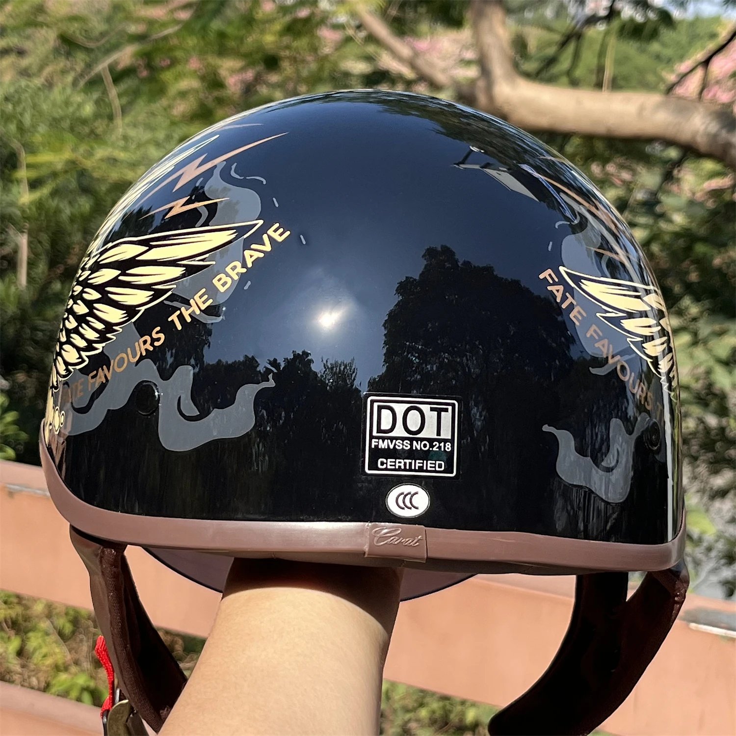 Vintage Electric Bicycle Helmet Sunscreen Breathable Motorcycle Half Helmet Fall Prevention Safety Helmets for Men and Women Rid Vintage Electric Bicycle Helmet Sunscreen Breathable Motorcycle Half Helmet Fall Prevention Safety Helmets for Men and Women Rid