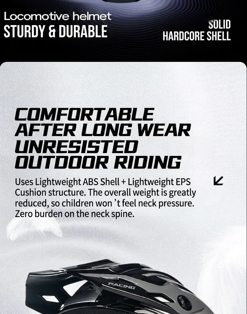 DOT Certification Mountain Bike Off-road Helmet With Protective Goggles and Gloves Cotton Lining ABS Motocross Motorcycle Helmet