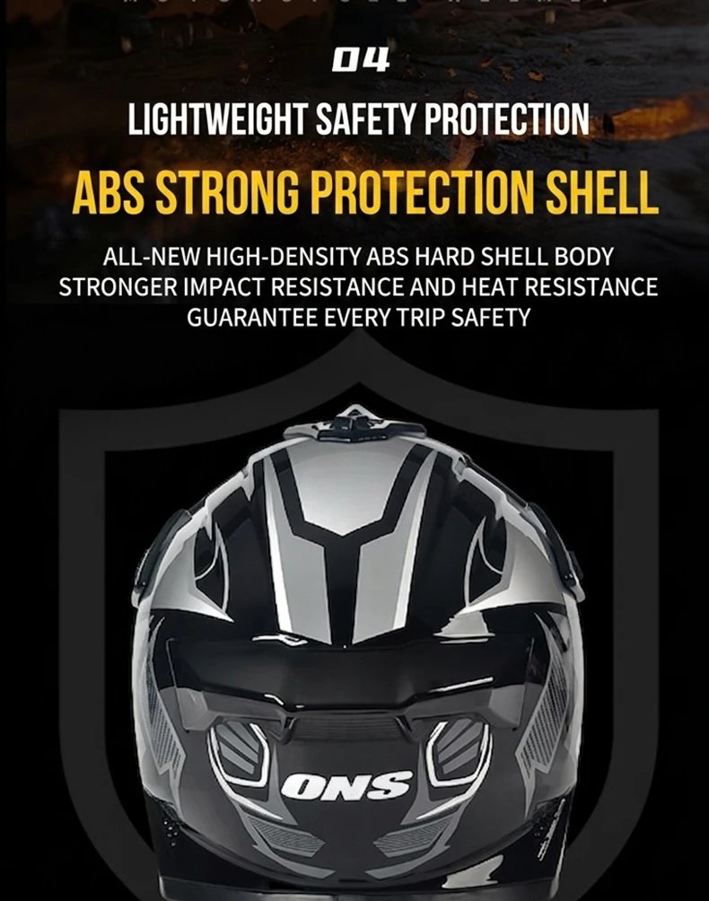 DOT Certification Mountain Bike Off-road Helmet With Protective Goggles and Gloves Cotton Lining ABS Motocross Motorcycle Helmet