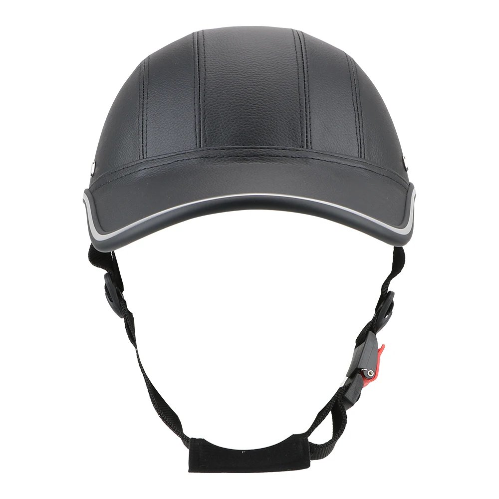 For Cafe Racer Chopper Scooter Half Face Vintage Summer Cap Safety Hard Hat Motorcycle Half Helmet Baseball Cap Style