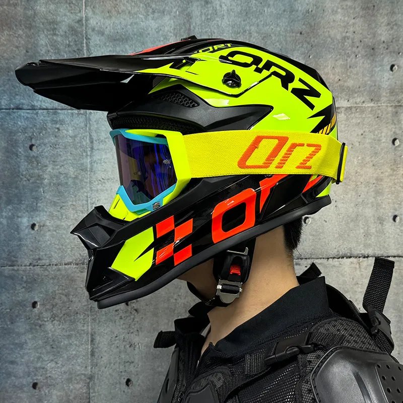 ORZ Off Road Helmet Motorcycle Off-Road AM DH Youth Motorcycle Helmets ATV Motorcycle MTB Full Helmet