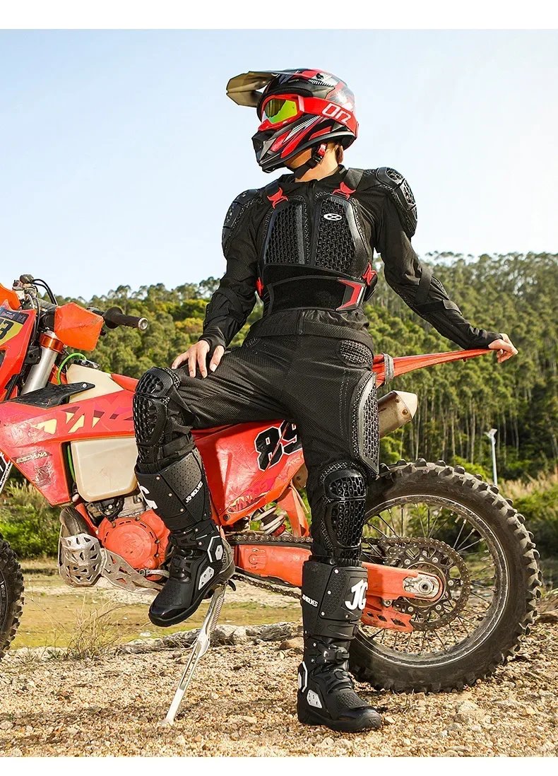 Motorcycle Boots Men Professional Motorcycle Boots Mens Long Motocross Off Road Racing Boots Wear Resistant Botas Para Moto
