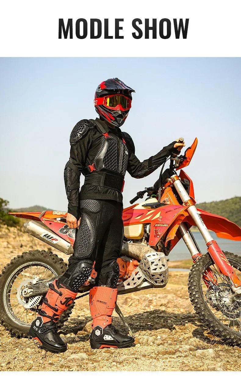 Motorcycle Boots Men Professional Motorcycle Boots Mens Long Motocross Off Road Racing Boots Wear Resistant Botas Para Moto