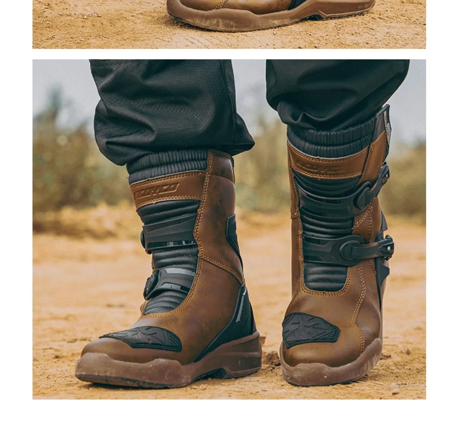 Scoyco Waterproof Breathable Men Women Motorcycle Boots for Off-Road Rally Riding with TPU Protection & Anti-Slip Scoyco Waterproof Breathable Men Women Motorcycle Boots for Off-Road Rally Riding with TPU Protection & Anti-Slip