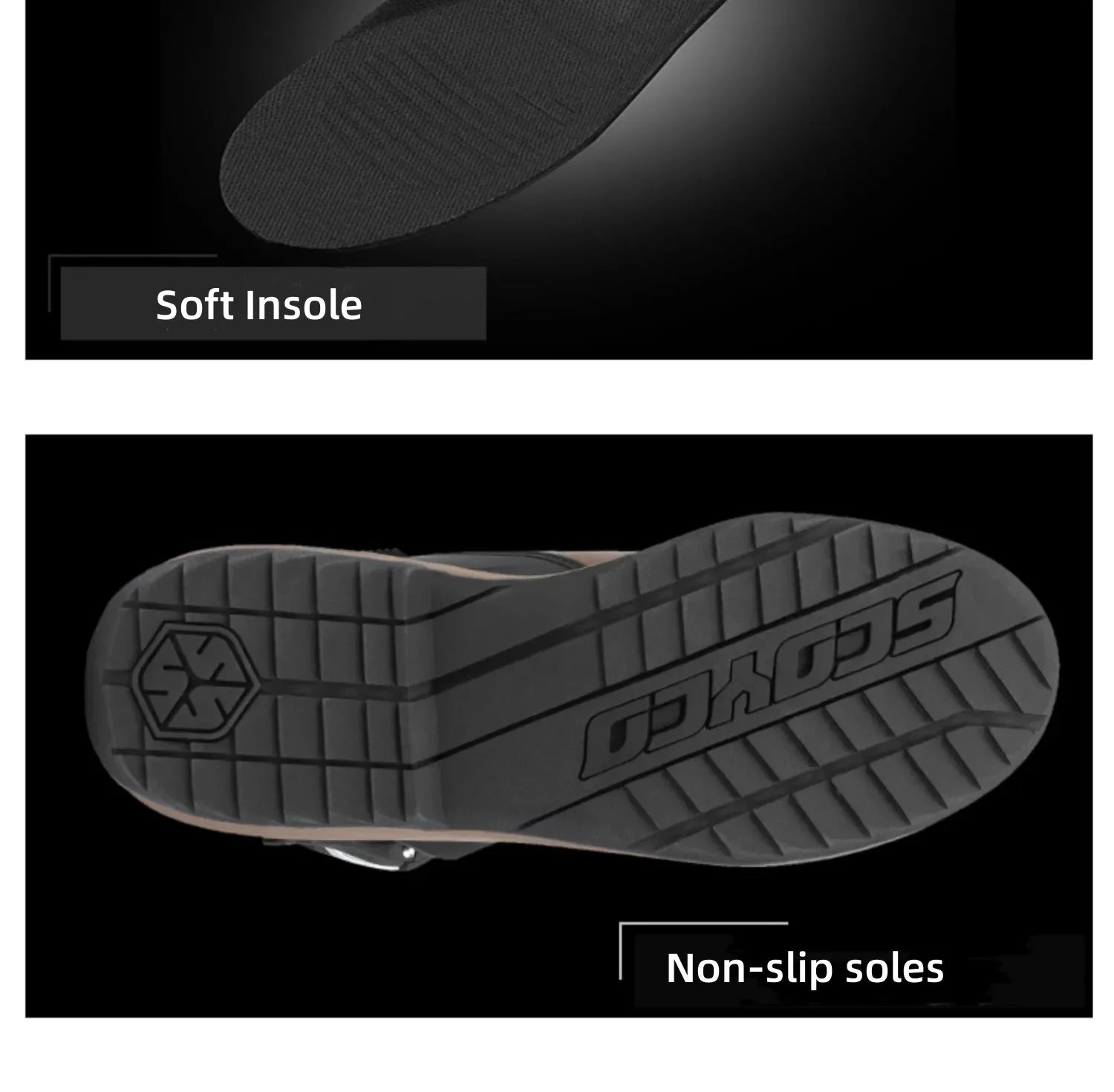 Scoyco Waterproof Breathable Men Women Motorcycle Boots for Off-Road Rally Riding with TPU Protection & Anti-Slip Scoyco Waterproof Breathable Men Women Motorcycle Boots for Off-Road Rally Riding with TPU Protection & Anti-Slip