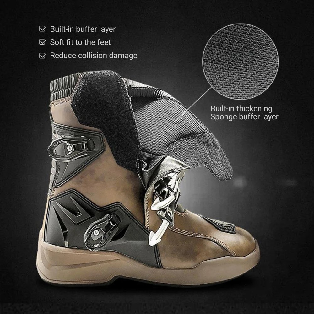 Motorcycle Riding Boots Waterproof And Anti Slip Off-road Motorcycle Riding Shoes Outdoor Sports Boots Riding Equipment