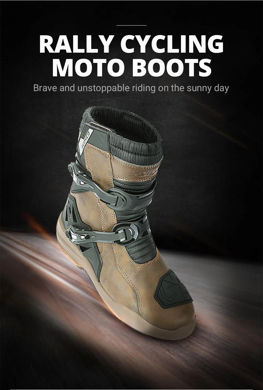Motorcycle Riding Boots Waterproof And Anti Slip Off-road Motorcycle Riding Shoes Outdoor Sports Boots Riding Equipment Motorcycle Riding Boots Waterproof And Anti Slip Off-road Motorcycle Riding Shoes Outdoor Sports Boots Riding Equipment