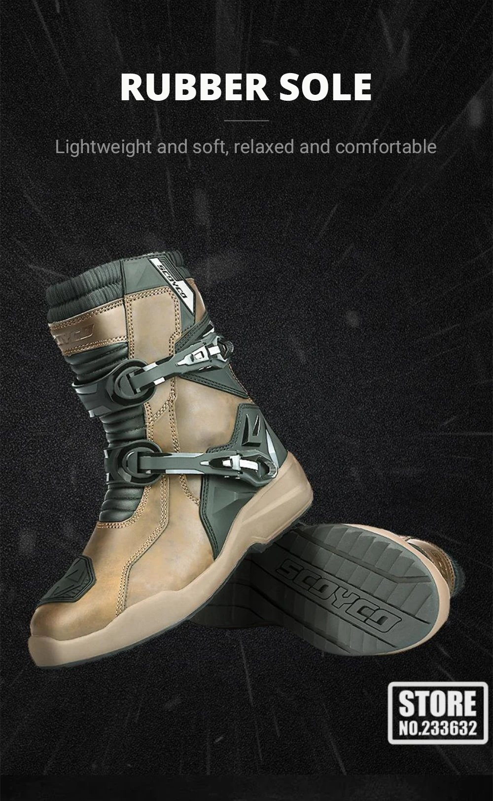 Motorcycle Riding Boots Waterproof And Anti Slip Off-road Motorcycle Riding Shoes Outdoor Sports Boots Riding Equipment Motorcycle Riding Boots Waterproof And Anti Slip Off-road Motorcycle Riding Shoes Outdoor Sports Boots Riding Equipment