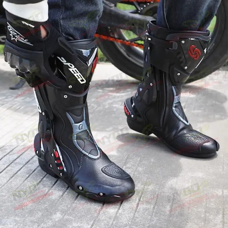 HOT Men's Motorcycle Racing Waterproof Motorcycle Off-road Racing Rally Boots Four Seasons Anti-collision Protection Rider HOT Men's Motorcycle Racing Waterproof Motorcycle Off-road Racing Rally Boots Four Seasons Anti-collision Protection Rider