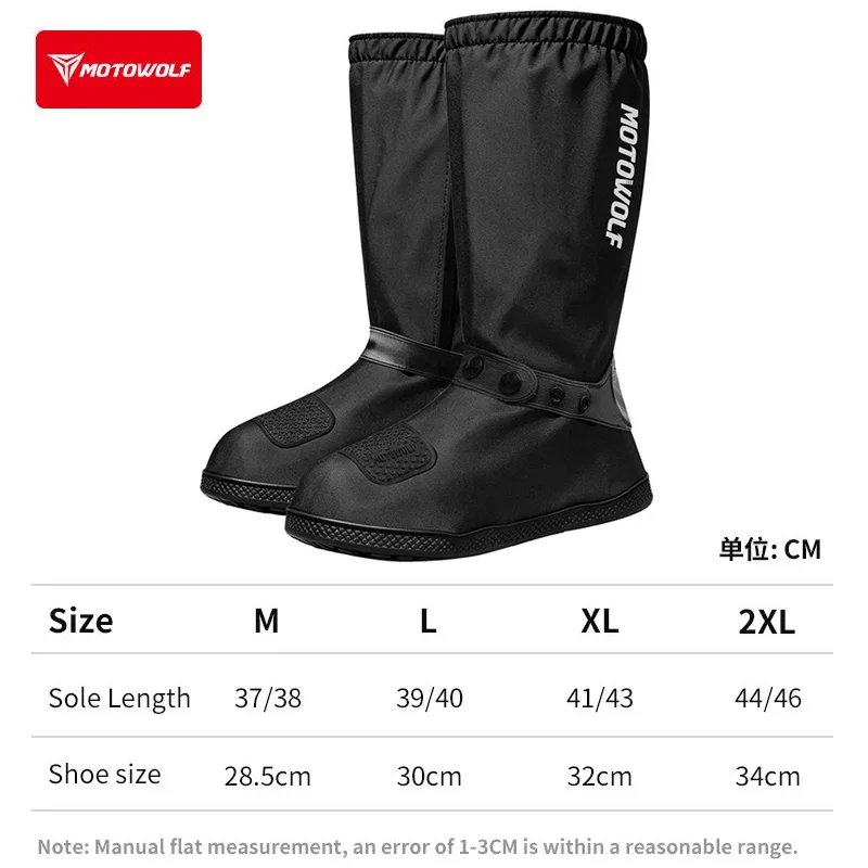 Motorcycle High Tube Rain Boots Waterproof Reflective Non-Slip Footwear Motorbike Cycling Bike Reusable Protection Accessories Motorcycle High Tube Rain Boots Waterproof Reflective Non-Slip Footwear Motorbike Cycling Bike Reusable Protection Accessories