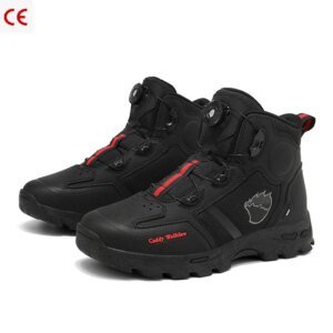 New All-Weather Motorcycle Riding Boots, Waterproof Anti-Drop Breathable Soft Off-Road Touring Racing Shoes for Male Bike Riders