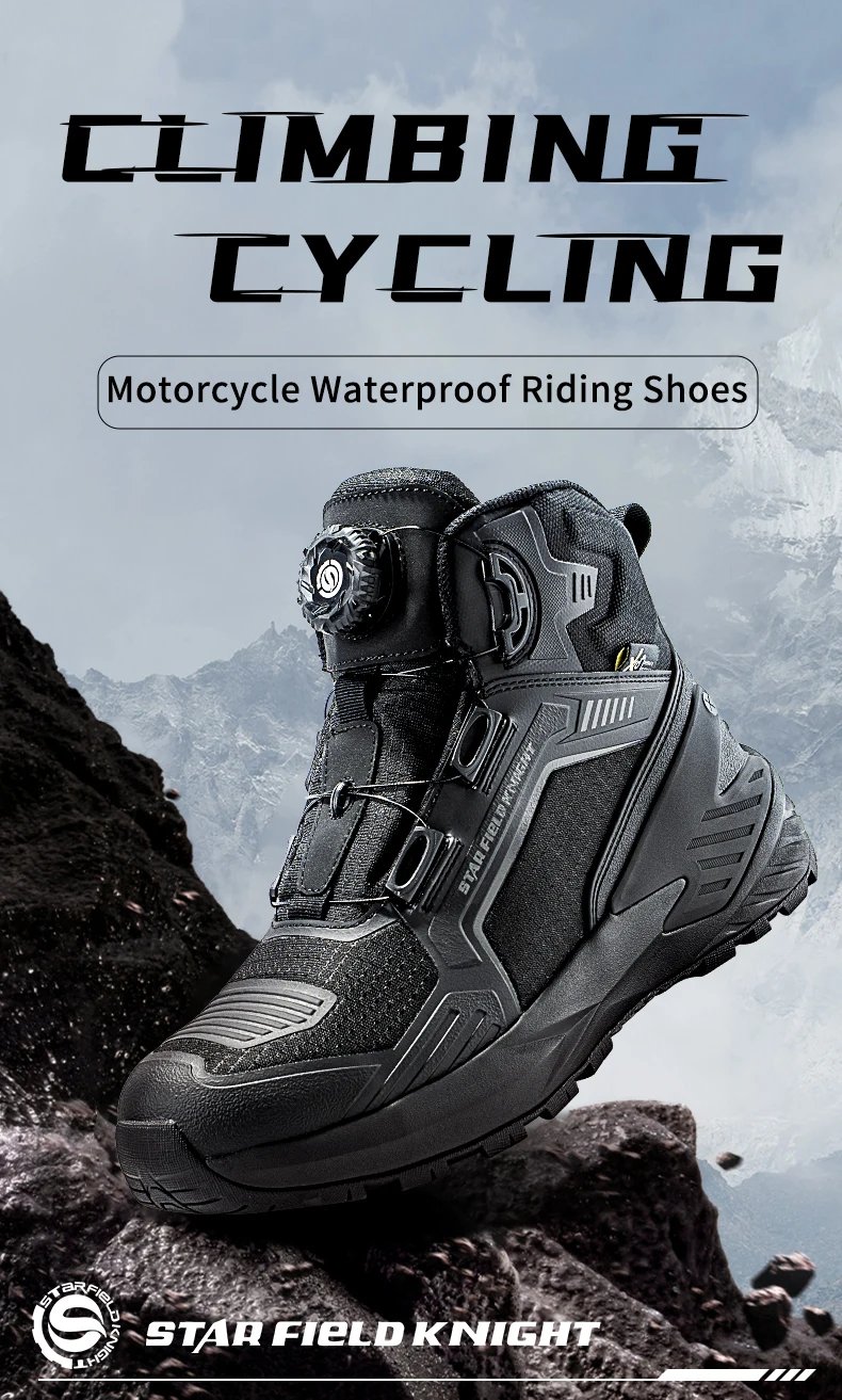 SFK 2026 Newest Motorcycle Riding Protective Boots Waterproof Shoes Breathable Enhanced Protection Equipment Non-slip Anti-fall SFK 2026 Newest Motorcycle Riding Protective Boots Waterproof Shoes Breathable Enhanced Protection Equipment Non-slip Anti-fall