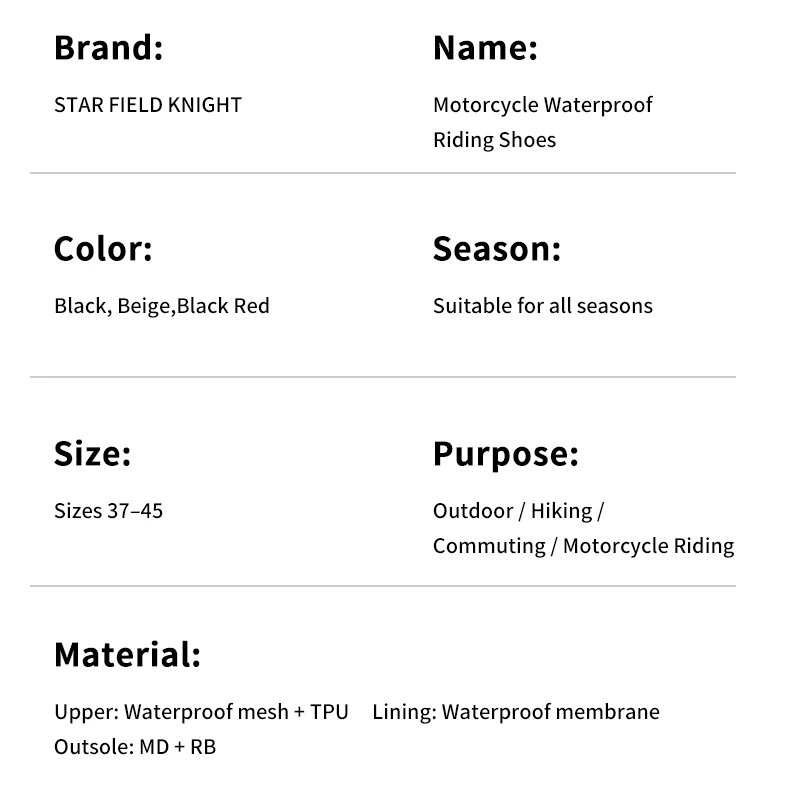 SFK 2026 Newest Motorcycle Riding Protective Boots Waterproof Shoes Breathable Enhanced Protection Equipment Non-slip Anti-fall SFK 2026 Newest Motorcycle Riding Protective Boots Waterproof Shoes Breathable Enhanced Protection Equipment Non-slip Anti-fall