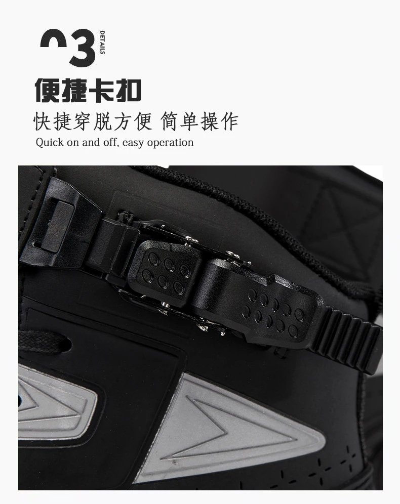 Men's Motorcycle Boots Breathable Leather Motorbike Shoes Men Anti-fall Motocross Riding Shoes Waterproof Anti-slip Motos Boot Men's Motorcycle Boots Breathable Leather Motorbike Shoes Men Anti-fall Motocross Riding Shoes Waterproof Anti-slip Motos Boot