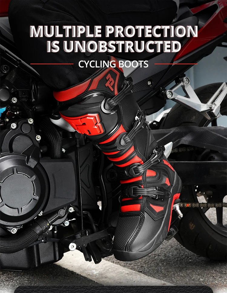 Professional Track Riding Boots Safe Riding Equipment Rally Shoes Women Racing Boots Wear-resistant Anti Fall Motocross Boots Professional Track Riding Boots Safe Riding Equipment Rally Shoes Women Racing Boots Wear-resistant Anti Fall Motocross Boots