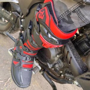 Professional Track Riding Boots Safe Riding Equipment Rally Shoes Women Racing Boots Wear-resistant Anti Fall Motocross Boots