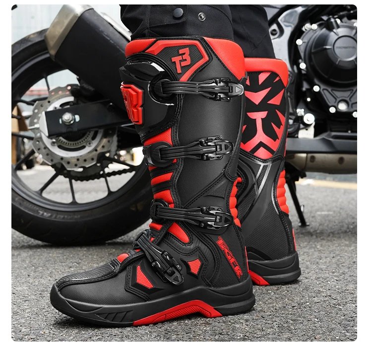 Professional Track Riding Boots Safe Riding Equipment Rally Shoes Women Racing Boots Wear-resistant Anti Fall Motocross Boots Professional Track Riding Boots Safe Riding Equipment Rally Shoes Women Racing Boots Wear-resistant Anti Fall Motocross Boots