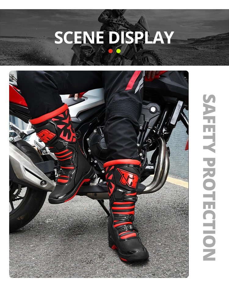 Professional Track Riding Boots Safe Riding Equipment Rally Shoes Women Racing Boots Wear-resistant Anti Fall Motocross Boots Professional Track Riding Boots Safe Riding Equipment Rally Shoes Women Racing Boots Wear-resistant Anti Fall Motocross Boots