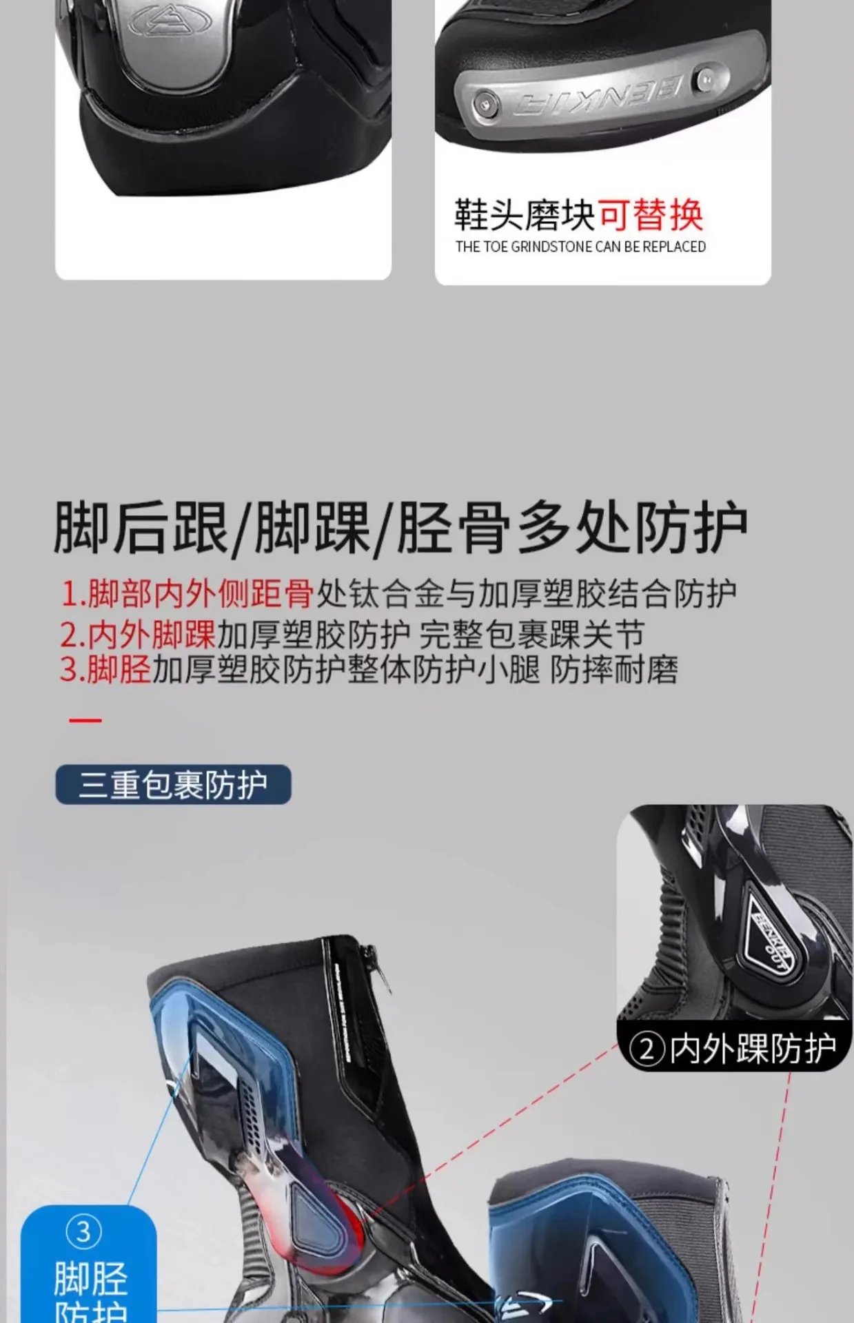 BENKIA Motorcycle Boots Men CE Professional Track Riding Boots Racing Summer AntiCollision Rally Off-Road Botas Para Moto BENKIA Motorcycle Boots Men CE Professional Track Riding Boots Racing Summer AntiCollision Rally Off-Road Botas Para Moto
