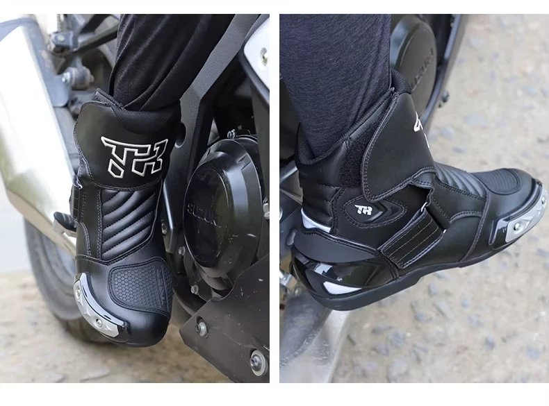Motocross Boots Racing Boots Safe Riding Waterproof Anti Fall Wear-resistant Motorcycle Boots Equipment Rally Shoes