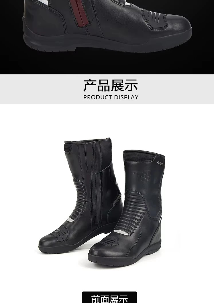 Motocross Boots Racing Boots Safe Riding Waterproof Anti Fall Wear-resistant Motorcycle Boots Equipment Rally Shoes