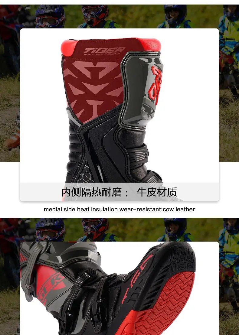2026 New Kids Motocross Boots Black Off-Road Motorcycle Boot Children Orange Youth Dirt Bike Racing Bota MX Gear For 6-12 Years 2026 New Kids Motocross Boots Black Off-Road Motorcycle Boot Children Orange Youth Dirt Bike Racing Bota MX Gear For 6-12 Years