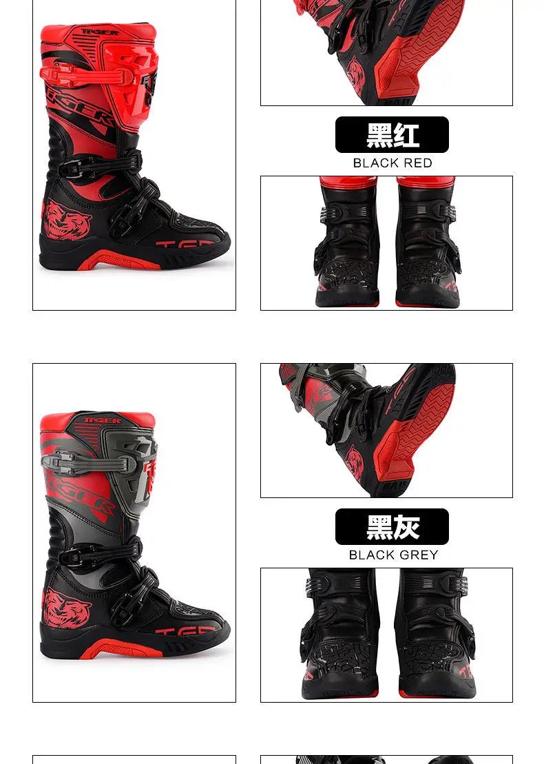 2026 New Kids Motocross Boots Black Off-Road Motorcycle Boot Children Orange Youth Dirt Bike Racing Bota MX Gear For 6-12 Years 2026 New Kids Motocross Boots Black Off-Road Motorcycle Boot Children Orange Youth Dirt Bike Racing Bota MX Gear For 6-12 Years