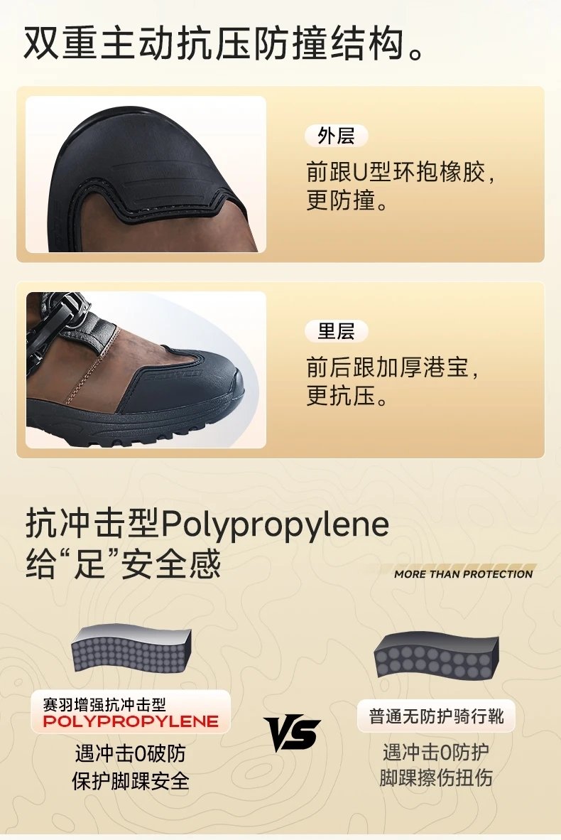 Professional Motorcycle Boots Non-slip Windproof Waterproof Motocross Boots Protective Racing Off-road Shoes All Seasons