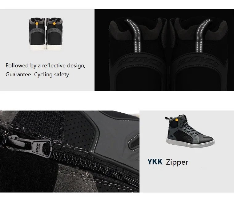 Commuter Motorcycle Waterproof boots SCOYCO MT040WP Motocross non-slip grip Shoes Four Season Breathable wear-resistant Boots Commuter Motorcycle Waterproof boots SCOYCO MT040WP Motocross non-slip grip Shoes Four Season Breathable wear-resistant Boots