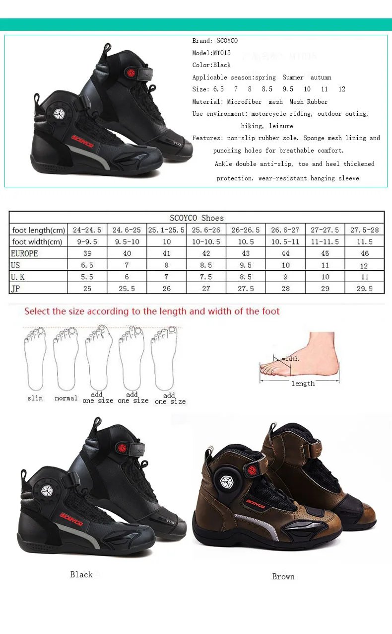 Commuter Motorcycle Waterproof boots SCOYCO MT040WP Motocross non-slip grip Shoes Four Season Breathable wear-resistant Boots Commuter Motorcycle Waterproof boots SCOYCO MT040WP Motocross non-slip grip Shoes Four Season Breathable wear-resistant Boots
