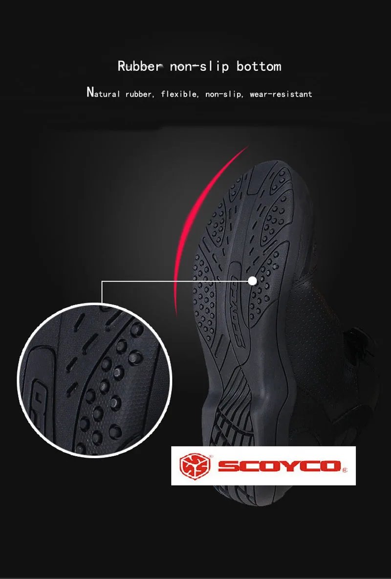Commuter Motorcycle Waterproof boots SCOYCO MT040WP Motocross non-slip grip Shoes Four Season Breathable wear-resistant Boots Commuter Motorcycle Waterproof boots SCOYCO MT040WP Motocross non-slip grip Shoes Four Season Breathable wear-resistant Boots