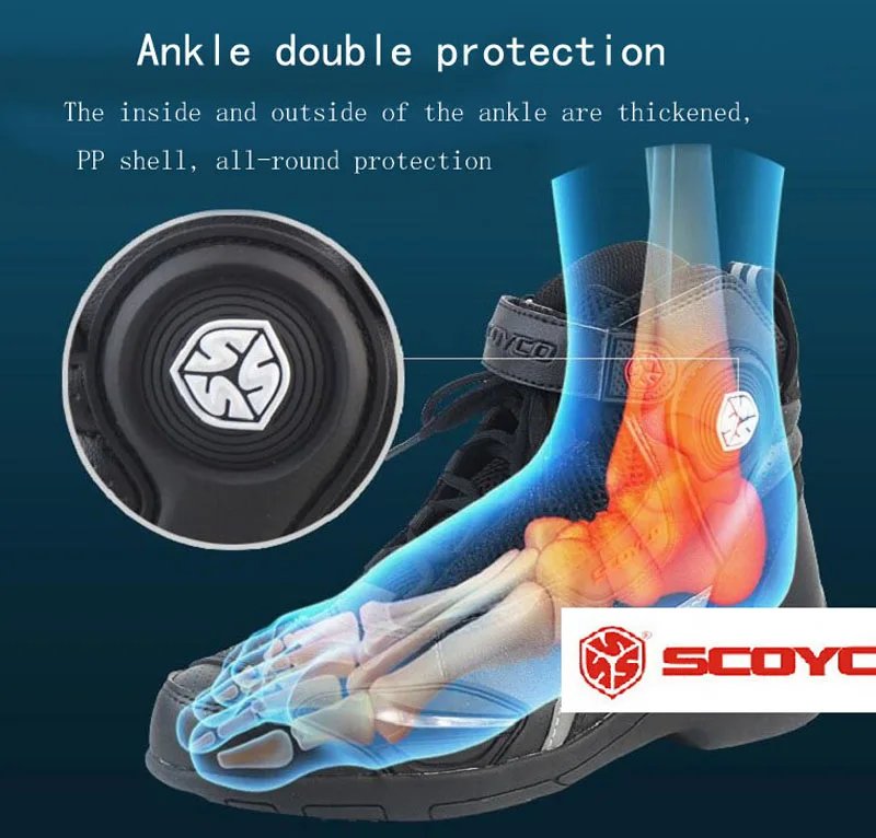 Commuter Motorcycle Waterproof boots SCOYCO MT040WP Motocross non-slip grip Shoes Four Season Breathable wear-resistant Boots Commuter Motorcycle Waterproof boots SCOYCO MT040WP Motocross non-slip grip Shoes Four Season Breathable wear-resistant Boots