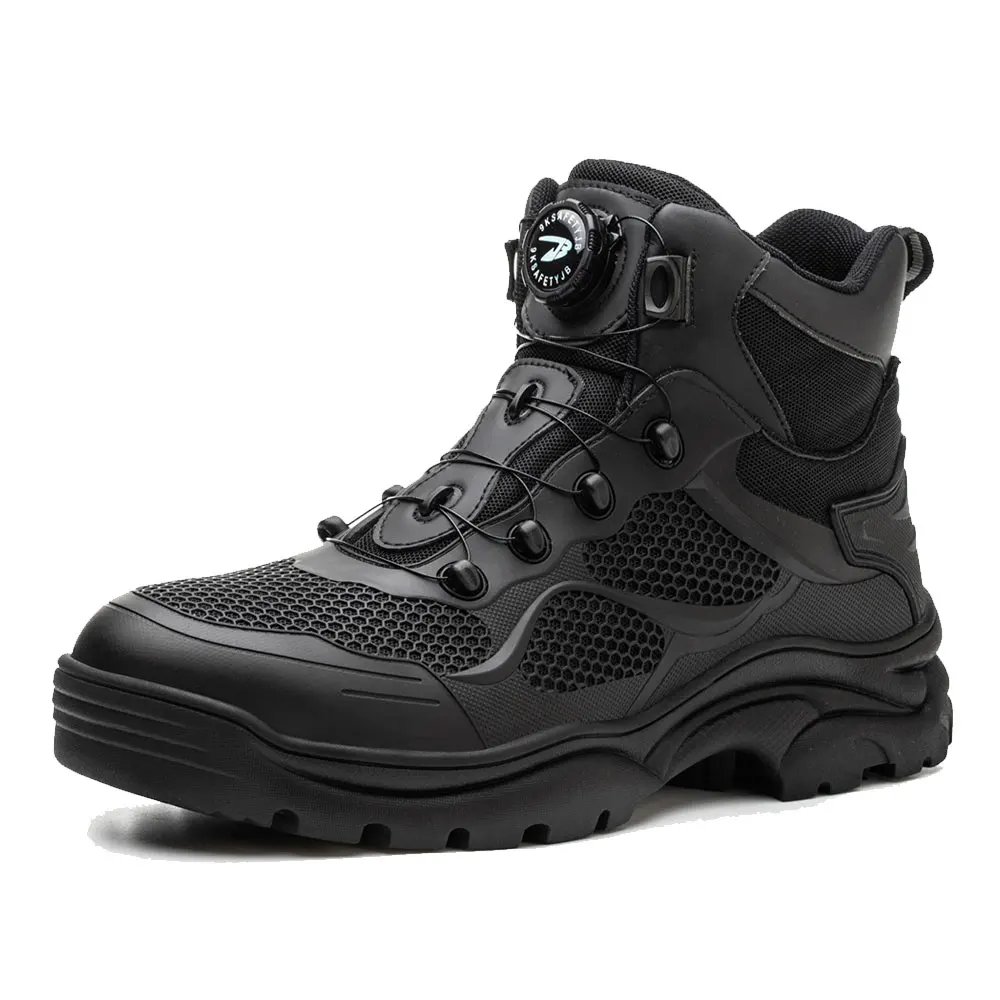 Motorcycle Boots Breathable Anti Slip Wear-resistant Riders Boots Outdoor Motorbike Racing Ankle Length Shoes Men Botas Moto