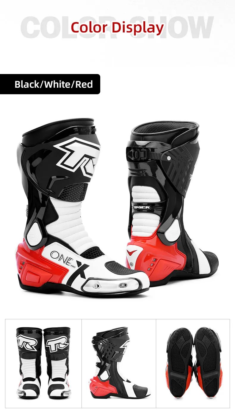 Professional Motorcycle Boots Non-slip Motocross Boots Waterproof Motorcycle Off-road Shoes Motorcycle Protective For 4 Season Professional Motorcycle Boots Non-slip Motocross Boots Waterproof Motorcycle Off-road Shoes Motorcycle Protective For 4 Season