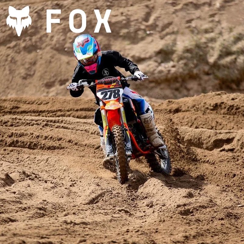 FOX Comp Off-Road motocross boots for child youth kids girls women Boots dirt bike karting ATV/UTV Trails MX Track Riding