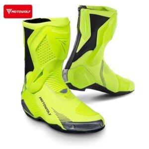 Motorcycle Boots Men Professional Motocross Boots Off Road Riding Racing Boots Wear Resistant Moto Anti-slip Motorcyclist Shoes