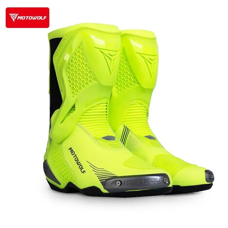 Motorcycle Boots Men Professional Motocross Boots Off Road Riding Racing Boots Wear Resistant Moto Anti-slip Motorcyclist Shoes Motorcycle Boots Men Professional Motocross Boots Off Road Riding Racing Boots Wear Resistant Moto Anti-slip Motorcyclist Shoes