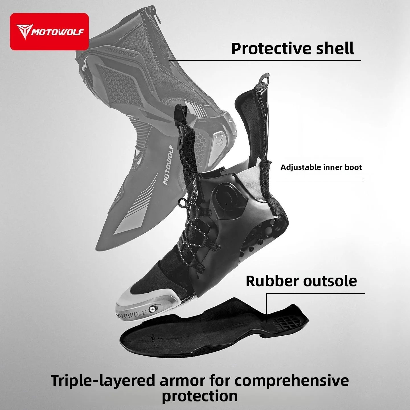 Motorcycle Boots Men Professional Motocross Boots Off Road Riding Racing Boots Wear Resistant Moto Anti-slip Motorcyclist Shoes Motorcycle Boots Men Professional Motocross Boots Off Road Riding Racing Boots Wear Resistant Moto Anti-slip Motorcyclist Shoes